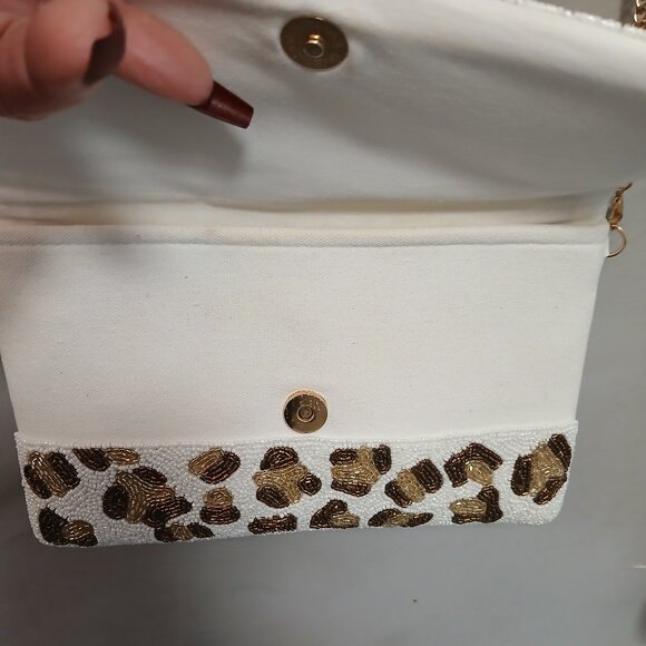 Vintage Beaded Leopard Clutch - Picture 4 of 10